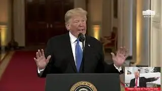 Trump Press Conference Question Toning down the Rhetoric (w/ Transcripts in Description)