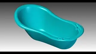 SOLID EDGE SURFACE TUTORIAL 39: WANIENKA / BABY'S BATHTUB