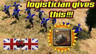 Brits logistician makes grenadiers BUSTED!!!! AOE3