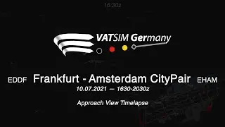 TimeLapse | Amsterdam - Frankfurt CityPair
