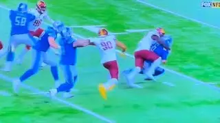 Jamin Davis Sacks Jared Goff