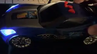 Adventure force Chevy corvette lift off racer/wheelie power sounds orange mustang