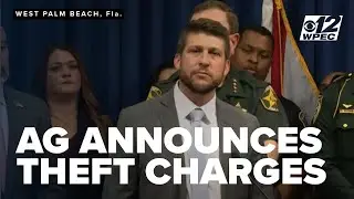 FL Attorney General speaks at Palm Beach Co. Sheriff's Office about organized retail theft