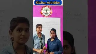 Kitchen Activity by Girls | English Tree Classes | #shorts