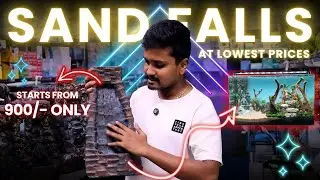 Explore waterfalls inside Aquarium | 🌊 SAND FALLS at Lowest Prices | Starting from ₹900/- ONLY! 🐠✨