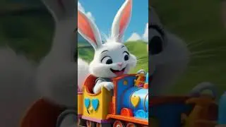 Fluffy Bunny's Hop Along 🐰 | Nursery Poem & Bunny Song for Kids | Fun Animal Rhyme