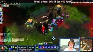 Bischu - Nidalee vs Zed - Mid - [Replay LOL] 2014