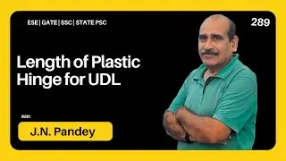 Length of Plastic Hinge for UDL | Lecture 289
