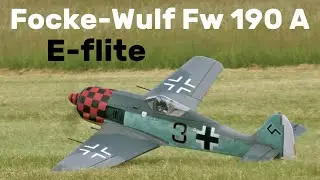 Focke-Wulf Fw 190 E-flite | 1,5 m scale RC airplane | 4K | Olomouc 2025