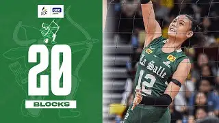 DLSU&rsquo;S 20 BLOCKS BARRAGE vs. UST | UAAP Season 87 Women&rsquo;s Volleyball