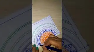 independence Day special Mandala art 😱#shorts #independenceday