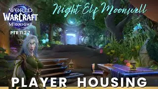 Жилье в World of Warcraft: скрытая поляна ночных эльфов с лунным колодцем!