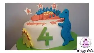 how to: DINOSAUR CAKE-Torte me dinosaur