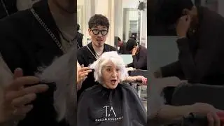 Short CASCADE AFTER 75 YEARS: Youth at any age! #cascade  #hairstyle #haircut