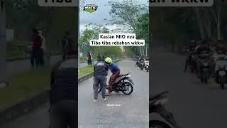 Ada yg tau kenapa abg nya?😂🙏🏻 #lensabalapkerinci #maticrace #roadrace