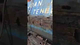 Fender Repair Shipyard Spain 😱😱😱#shipyard #naval #repairing