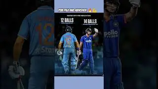 yuvrajsingh and abhishek smashed 🔥fastest t20🏏50 #shorts #cricket #abhisheksharma #yuvi #virat