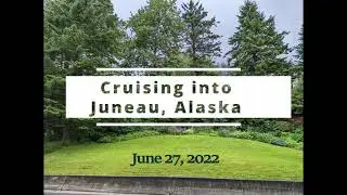 HAL Koningsdam arriving in Juneau, Alaska   June 27, 2022  NCL Sun docked in port.