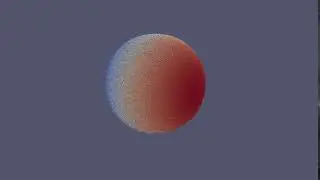 1,000,000 Particle Ball DEM Simulation