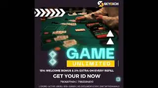 Win Unlimited - 15% Welcome Bonus & 2% Extra on Every Refill - Skyexch Games