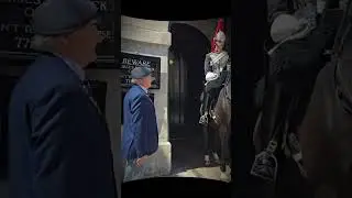 🎖️ Veteran Proudly Salutes the King&rsquo;s Guard 💂&zwj;♂️ | Heartfelt Moment 🇬🇧 #KingsGuard #VeteranRespect