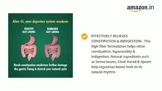 Gut Relief - Stomach cleanser for Constipation, Gas & Bloating