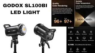GODOX SL100 Bi color 2800k-6500k Continuous light for Studio & Event Photography,wedding Video shoot