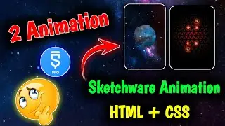 Sketchware HTML + CSS Animation Galaxy Animation, Lazer Animation Free Direct Assets File HTML File😍