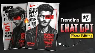 Chat Gpt Magzine Portrait Photo Editing Tutorial || Instagram Trending Ai Photo Editing Prompts