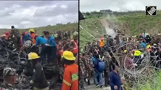 Tribhuvan international airport.😥plane crash nepal😥😥😥