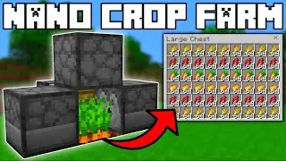 🦅 NANO CROP FARM TUTORIAL | Minecraft Bedrock 1.21!