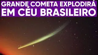 Cometa descoberto vai explodir no Brasil