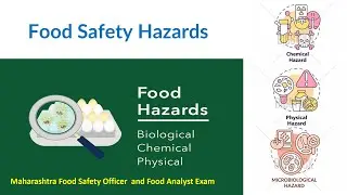Food Safety Hazards | MPSC FSO EXAM  | FSSAI Food Analyst 2023 | FSSAI FAE & JAE #fssai  #mpscfso