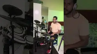 Anjo - Roupa Nova - Drum Cover - Bateria eletr&ocirc;nica Aroma TDX 25II
