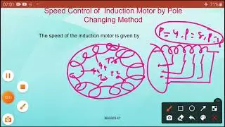 Speed control of Induction Motor by pole changing method