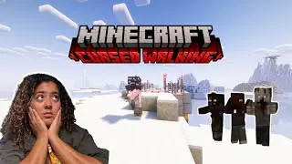 The Zombie Apocalypse but in Minecraft | Minecraft Cursed Walking