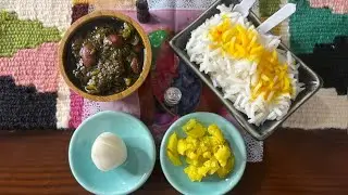 Mini Ghormeh Sabzi | Ghormeh Sabzi Recipe | Persian Herb Stew | Tiny Kitchen Cooking