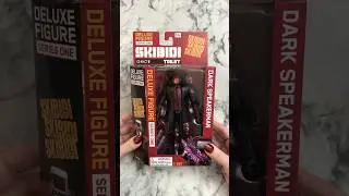 NEW Skibidi Toilet Deluxe Alliance Hero Figure Dark Speakerman! 🚽 #shorts #satisfyingvideo #asmr