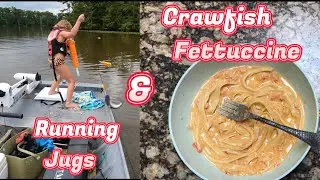 The girls learning how to run catfish jugs ( Catch Clean Cook )