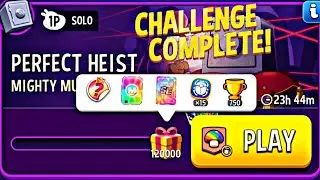 mighty mushrooms blow em up perfect heist solo challenge | match masters | mighty solo