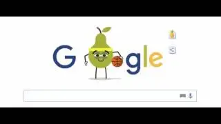 Google Doodle Basketball Rio Olympics 2016  Fruit games