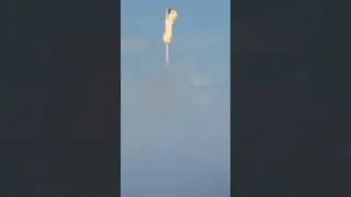 Most Crazy View Of Booster Trajectory To Starship Launch Tower!!!. #starship7 ##boostercatch #spacex