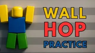 Today, I do the half wallhop in roblox| #roblox #wallhop #robloxwallhop #obby #practice 