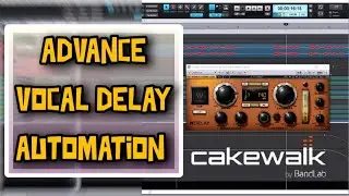 Advance Vocal Delay In Cakewalk By Bandlab #vocal #automation #cakewalk #homestudio #wavesaudio