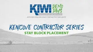 Серия Kencove Contractor: Kiwi Demo Days &mdash; Stay Block Placement с Тони Уайтом (Эпизод 3)