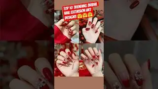 #top 10 Trending Bridal Nail extension #viral #trending #latest #bridal #shorts #shortsvideo #nails