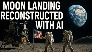 Moon Landing Reimagined with Artificial Intelligence