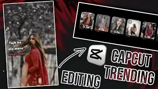 Tujhko diya mera waqt sabhi yrics template || Tiktok New Trend | Capcut Editing Tutorial ✨❤️