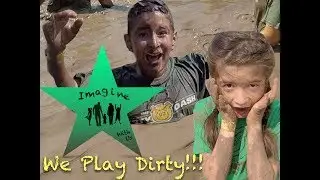Dirty Dash - Piglet Plunge Obstacle course - Kids Playing in Mud!