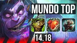 DR. MUNDO vs VLADIMIR (TOP) | Rank 6 Mundo, 8/3/8 | BR Challenger | 14.18